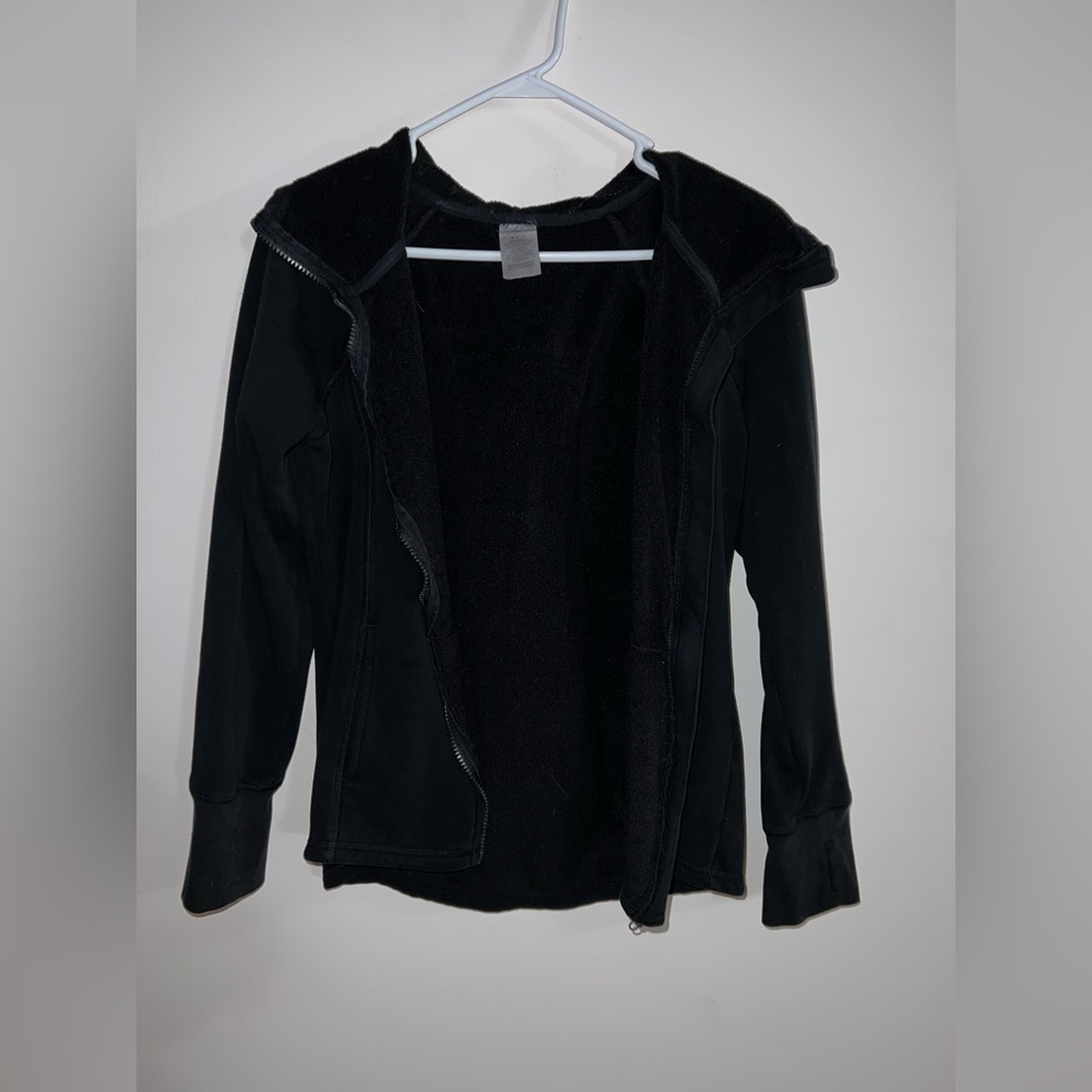 Black Zip Up Hoodie